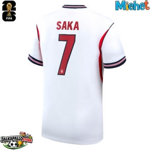 Englanti Bukayo Saka #7 Kotipaita MM-kisat 2026 Lyhythihainen
